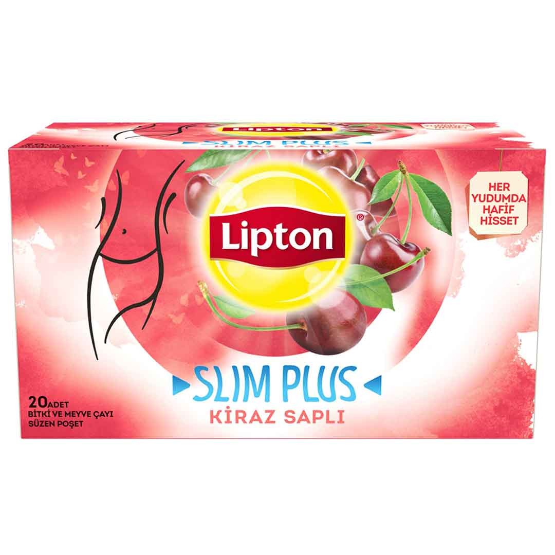 دمنوش لاغری لیپتون با طعم گیلاس 20 عددی Lipton Kiraz Sapli