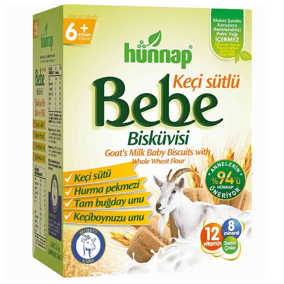 دو بسته بیسکوئیت با شیر بز هوناپ 400 گرم