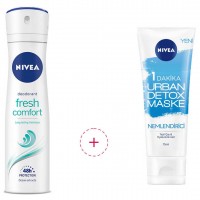 اسپری ضد تعریق زنانه نیوآ مدل Nivea Dry Fresh همراه ماسک صورت