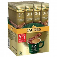 پودر قهوه فوری 3 در 1 جاکوبز گلد بسته 40 عددی Jacobs Gold