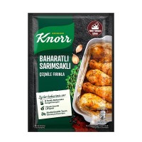 ادویه کنور ران مرغ سیر تند Baharatli Sarimsakli وزن 34 گرم Knorr