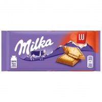 شکلات شیری با بیسکوئیت ال یو 87 گرمی میلکا Milka LU (تکراری)