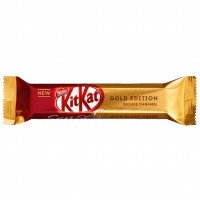ویفر کیت کت لوکس کاراملی گلد 40 گرمی Kitkat Gold Edition