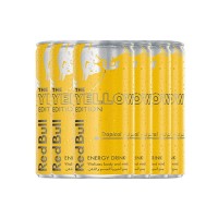 نوشیدنی انرژی زا استوایی زرد ردبول 250 میلی لیتری باکس 6 عددی Redbull