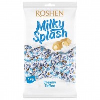 تافی شیری بسته یک کیلویی روشن Roshen Milky Splash