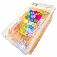پاستیل لوله ای با طعم مخلوط میوه ها یک و نیم کیلویی ببتو Bebeto Fruit Mix