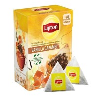 چای لیپتون وانیل کارامل 20عددی 34 گرمی lipton vanila caramel