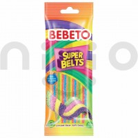پاستیل شکری ببتو نواری رنگین کمان Bebeto Super Belts