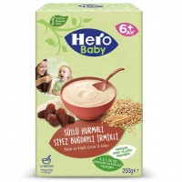 سرلاک هیرو بیبی با طعم خرما و گندم و شیر وزن 200 گرم Hero Baby