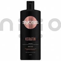 شامپو ترمیم کننده و کراتینه سایوس 500 میل  Syoss Keratin Mükemmelliği Şampuan 500 ml