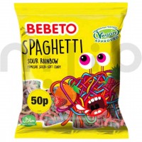 پاستیل ببتو اسپاگتی رنگین کمان برای گیاهخواران 60گرم