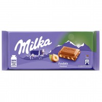 شکلات با مغز فندق 100 گرمی میلکا Milka