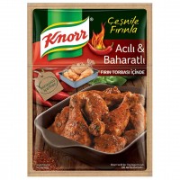 چاشنی ران مرغ کنور با طعم تند و آتشین 34 گرم Acili Baharatli Knorr