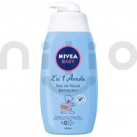 شامپو سر و بدن کودک نیوا 500 میلی لیتر Nivea Baby Hair and Body