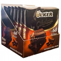 شکلات تلخ 60% اولکر بسته 6 عددی