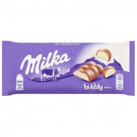 شکلات سفید مدل حبابی 95 گرمی میلکا Milka Bubbly