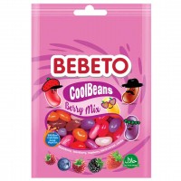 پاستیل ببتو میوه ای جیلی بیلی 60 گرم Bebeto Cool Beans Berry Mix