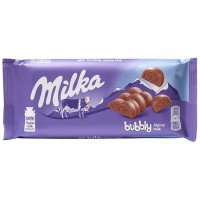 شکلات مدل حبابی 90 گرمی میلکا Milka Bubbly