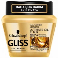 ماسک مو احیا کننده گلیس مدل Ultimate Oil Elixir حجم 300 میل