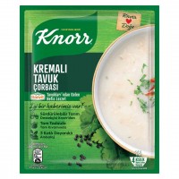 سوپ مرغ خامه ای کنور 65 گرم Kremali Tavuk Soup Knorr