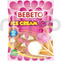 پاستیل ببتو مدل بستنی 80 گرمی با طعم آب میوه Bebeto Ice Cream Jelly Gum 80 Gr