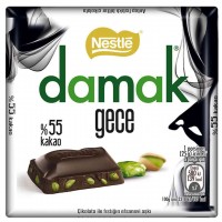 شکلات تلخ پسته ای داماک نستله Nestle Damak