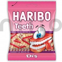 پاستیل هاریبو مدل دندان 80گرم Haribo
