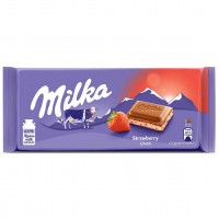 شکلات میلکا توت فرنگی 100 گرمی Milka Strawberry