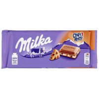 شکلات با مغز کوکی و شکلات 100 گرمی میلکا Milka Chips Ahoy