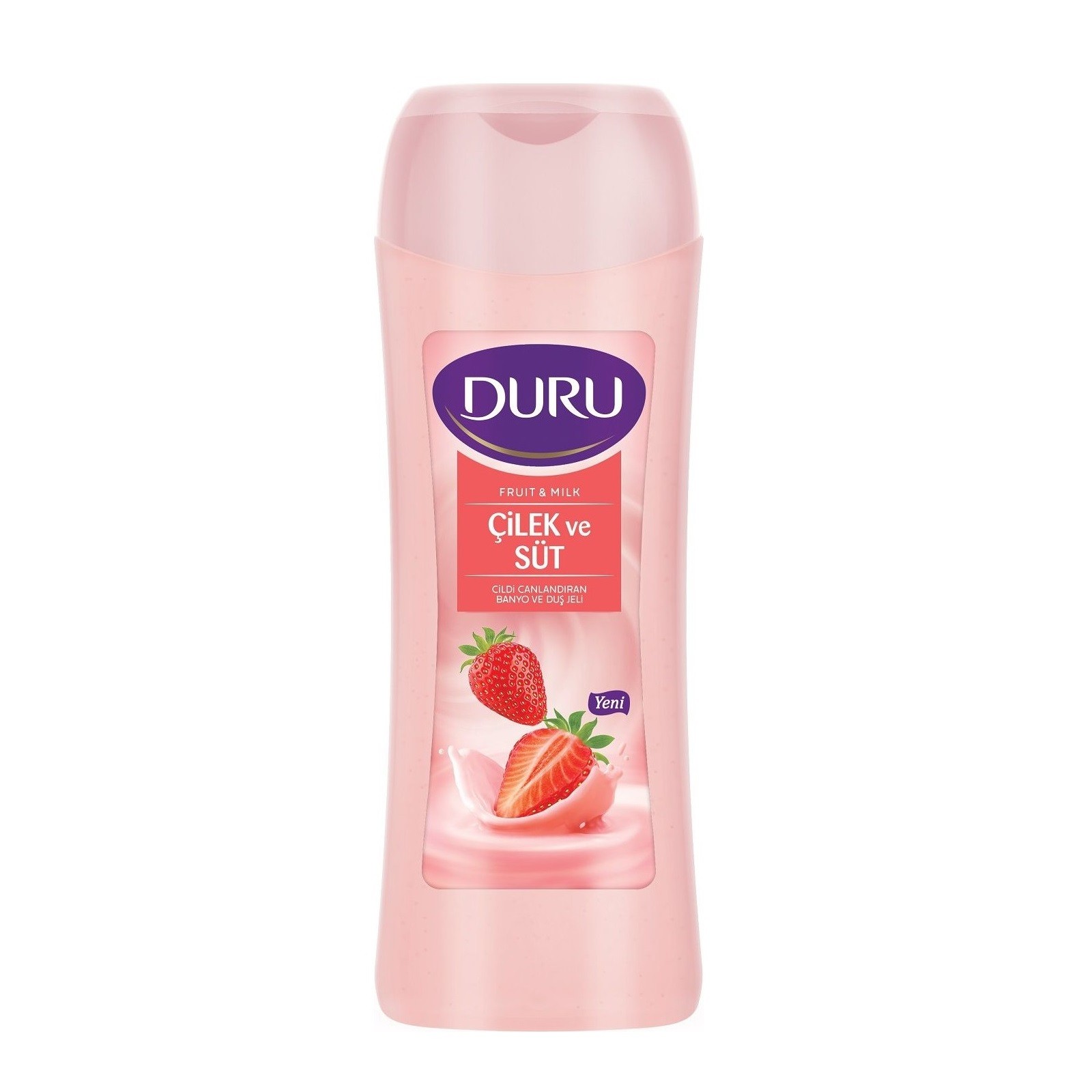 شامپو بدن دورو دارای عصاره توت فرنگی(میوه) و شیر 450 میلی لیتر Duru