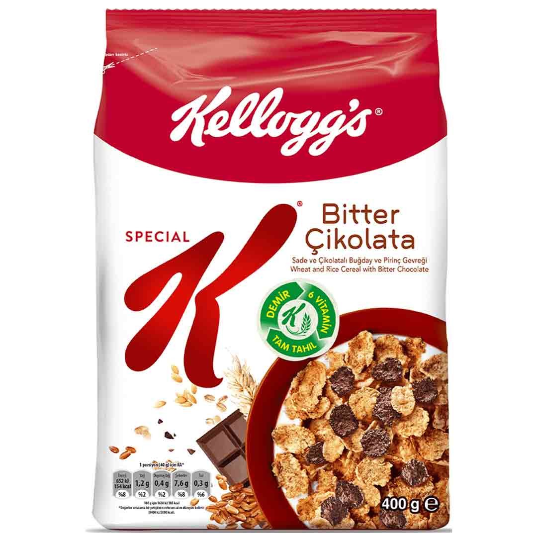 کورن فلکس اسپشیال کی Special K شکلات تلخ 400 گرمی کلوگز