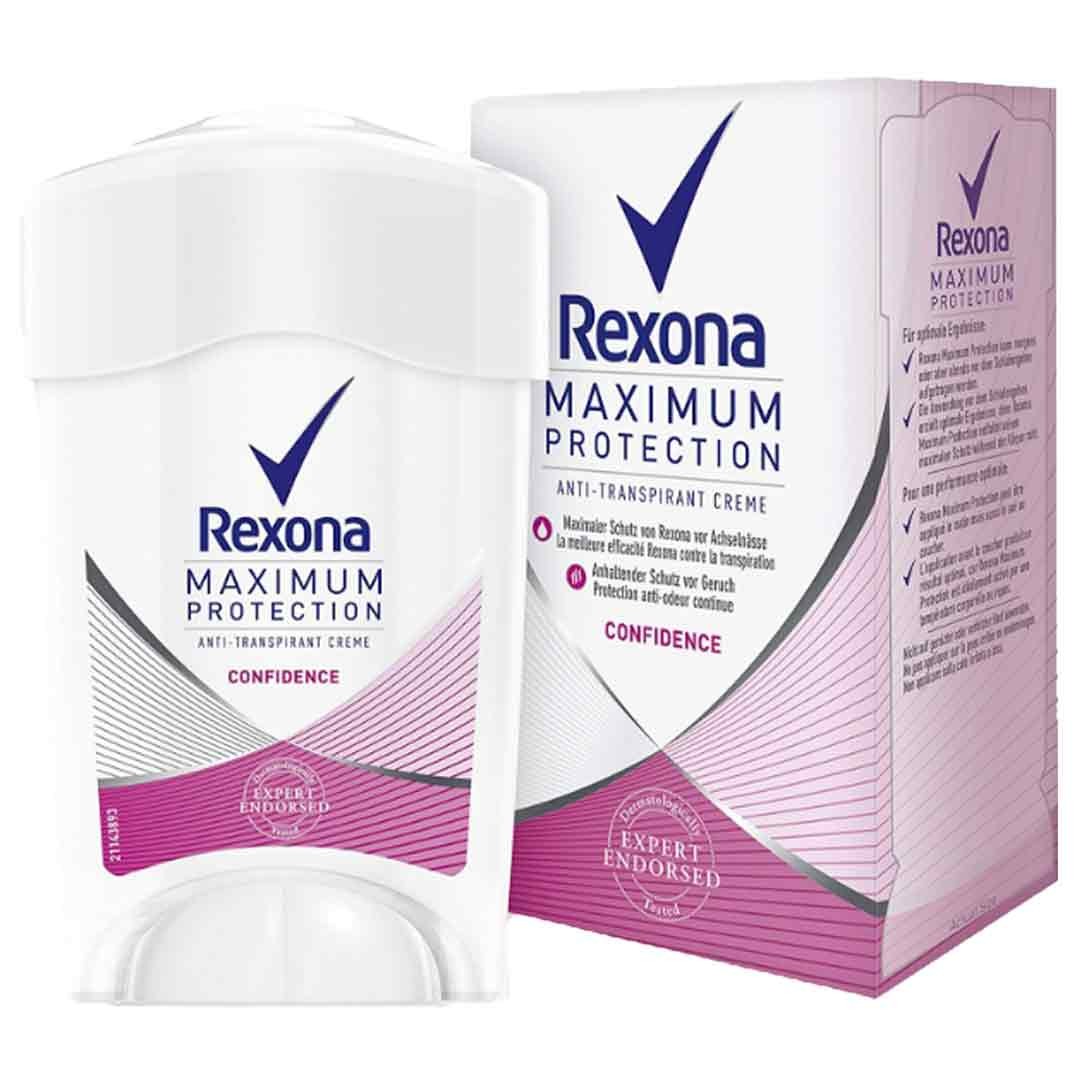 Максимальная защита. Rexona максимальная защита женский крем. Rexona крем антиперспирант. Рексона антиперспирант confidence крем. Рексона дезодорант кремовый максимальная защита.