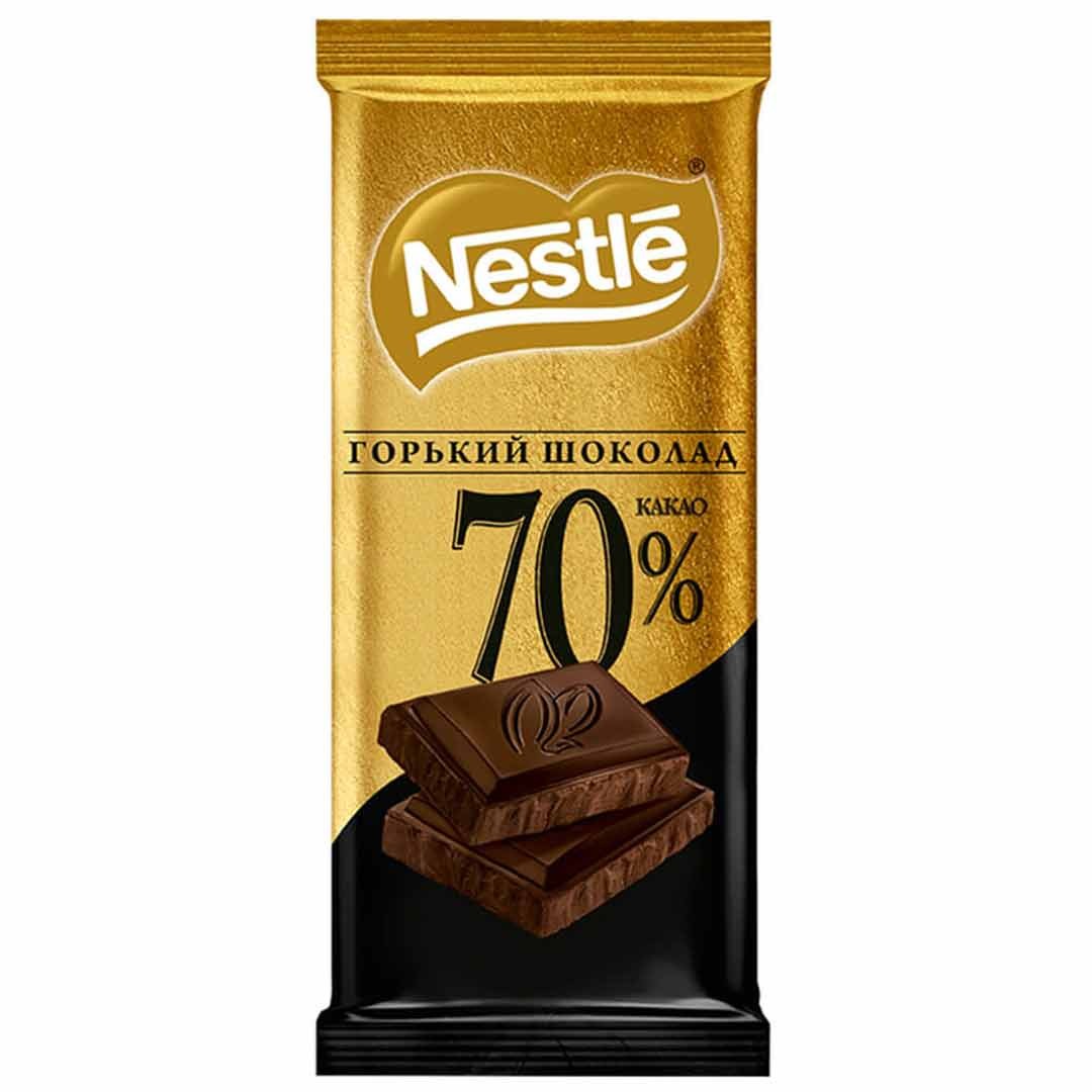 Nestle шоколад плитка темный шоколад