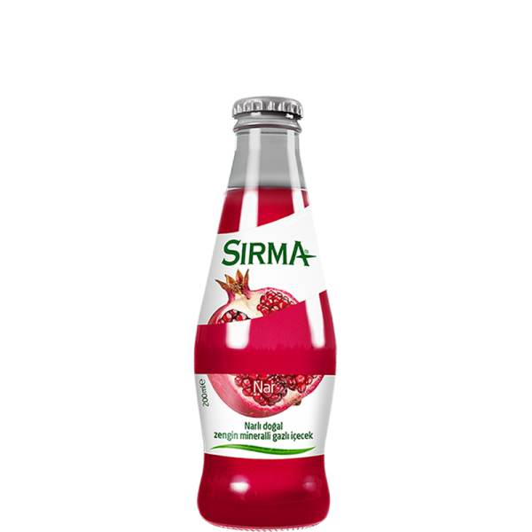 نوشیدنی معدنی ویتامینه سیرما با طعم انار Sirma