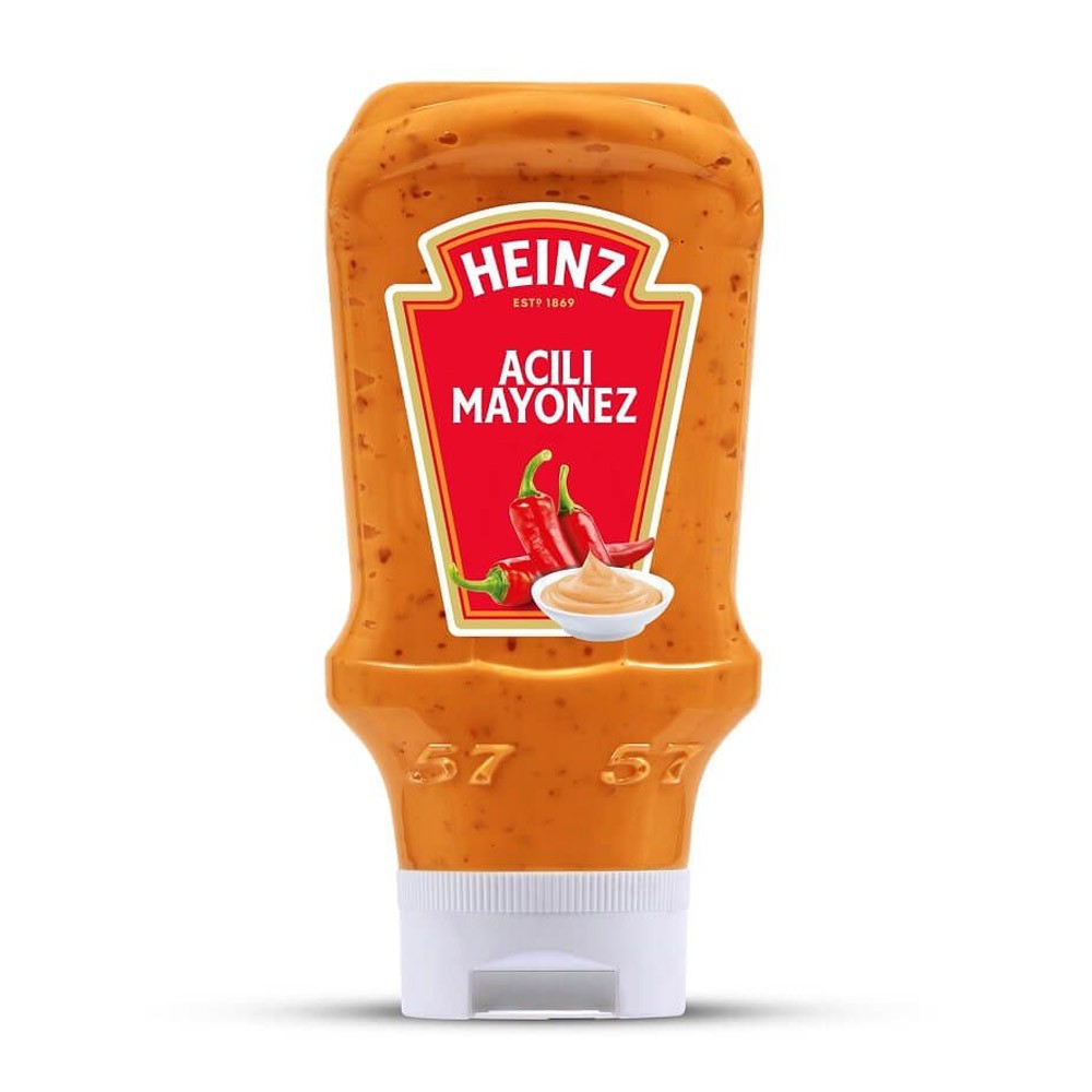 سس مایونز فلفلی هاینز 410 میلی لیتر Heinz Acili Mayonez